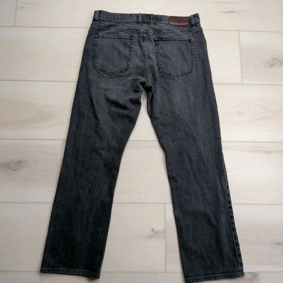 Travis Mathew Jeans Mens 34x29 The Standard Black Straight Stretch Denim Golf - Picture 4 of 11